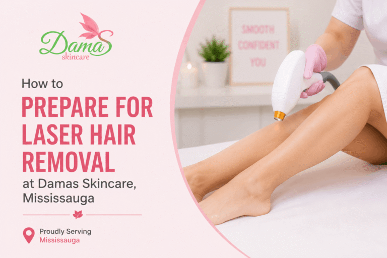 How to Prepare for Laser Hair Removal at Damas Skincare, Mississauga